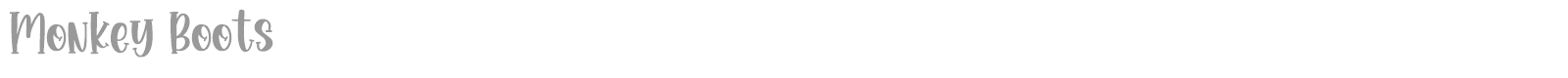 Monkey Boots font preview